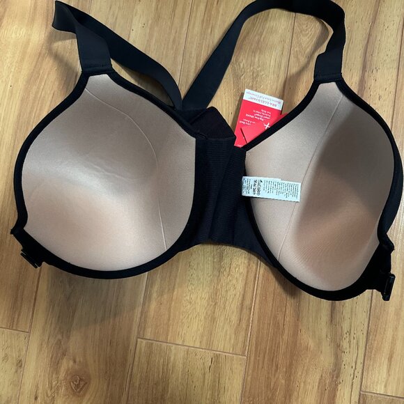 NWT Spanx Sz 40D Brallelujah black bra, lace full coverage. front closure - Picture 7 of 10